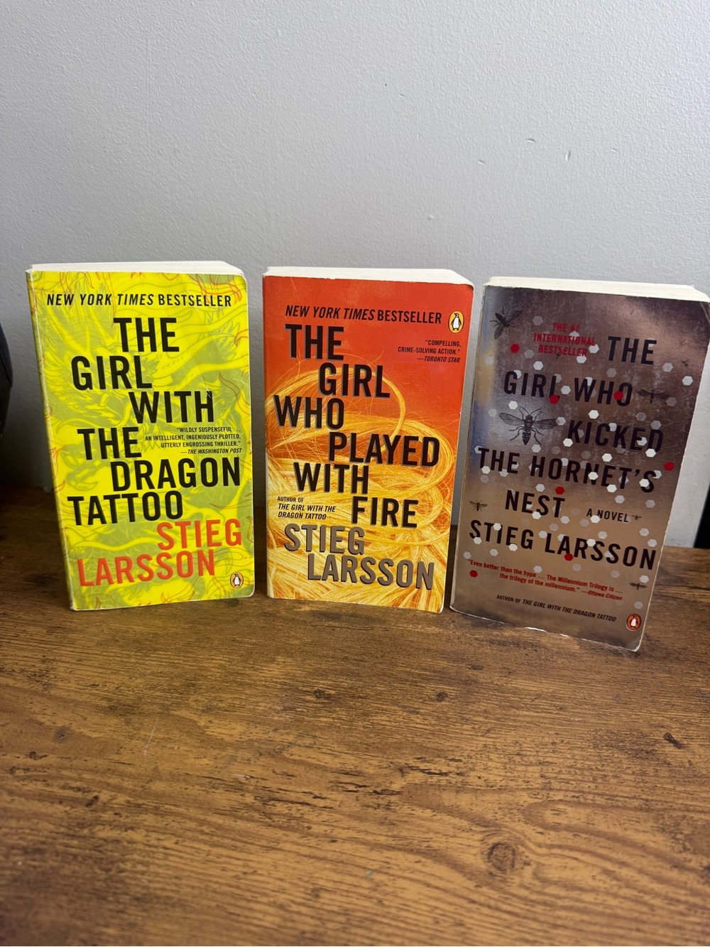Stieg Larsson The Girl With The Dragon Tattoo Trilogy in Paperback